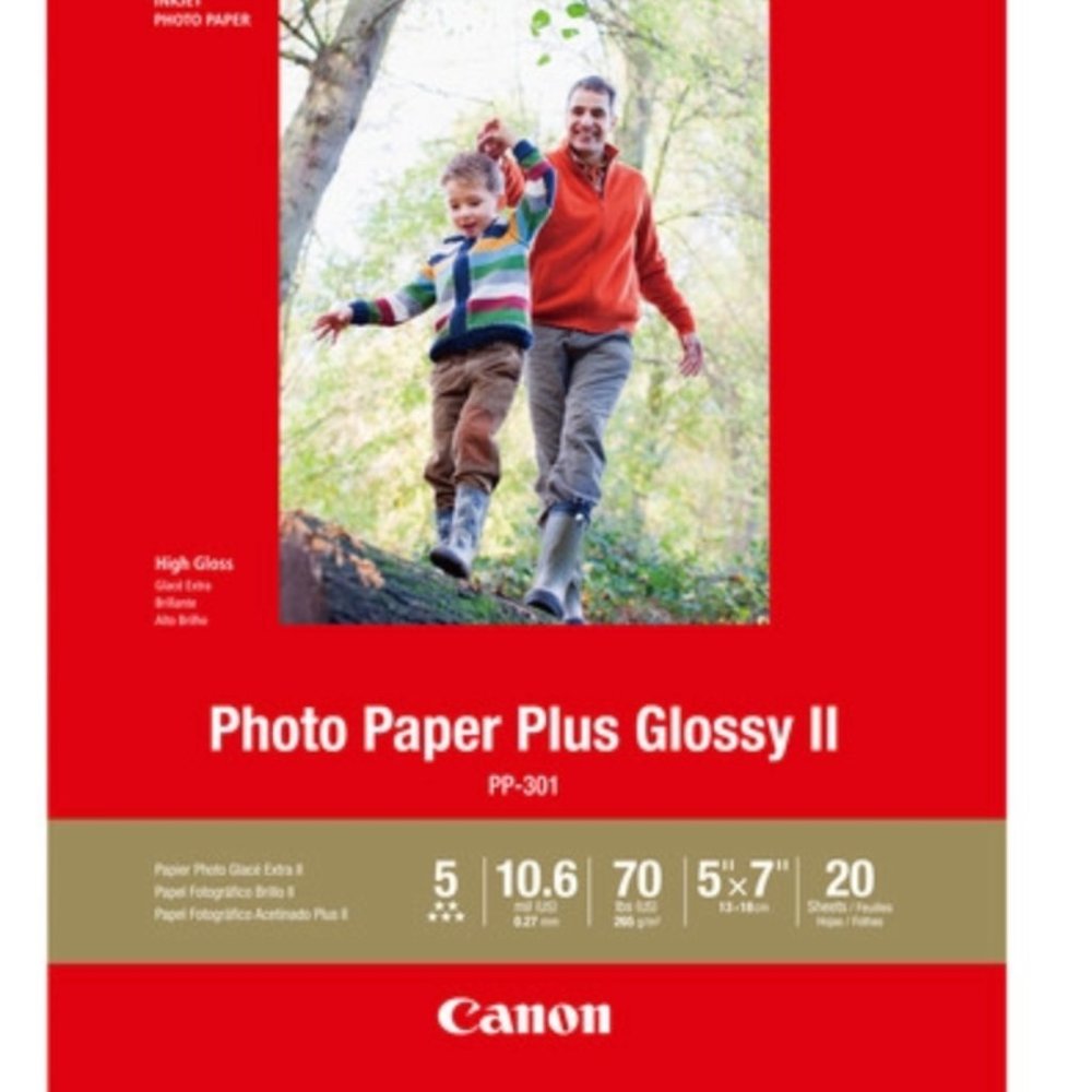 6 pack of Canon Photo Paper Plus Glossy size 5x7
